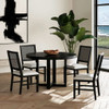 Bahama Breeze - 5 Piece Standard Height Dining Set (Table And Four Chairs) - Black