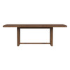 Glinda - Dining Table With 18" Leaf - Brown