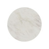 Sylvie - Round Table With White Faux Marble Top And Base