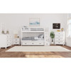 Hampton Kids - Bunk With Staircase And Trundle Bedroom Set