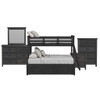 Hampton Kids - Bunk With Ladder And Trundle Bedroom Set