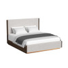 Brisbane - Upholstered Bed With Boucle And LED