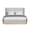 Brisbane - Upholstered Bed With Boucle And LED
