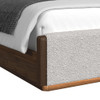 Brisbane - Upholstered Bed With Boucle And LED