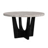 Oregon - Round Table With Faux Marble Top