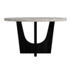 Oregon - Round Table With Faux Marble Top