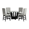 Oregon - 5 Piece Counter Height Dining Set (Round Counter Table And Four Chairs)