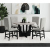 Oregon - 5 Piece Counter Height Dining Set (Round Counter Table And Four Chairs)