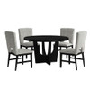 Oregon - 5 Piece Standard Height Dining Set (Round Table And Four Chairs)