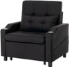 NESTER Black 34" Wide Pop-Up Chair Sleeper