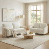 WISPERA White Sofa & Loveseat