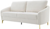 WISPERA White Sofa & Loveseat