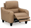 Mosswell - Power Recliner With Adj Headrest - Toffee