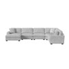 Arizona - Modular LHF Chaise With 1 Pillow - 20" Steno Stone
