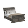 Park Ridge - Queen / King Rails For Sleigh Storage Bed - Charcoal