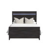 Tobias - Queen Panel Headboard With LED And Footboard And Slats - Black