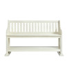 Stone - Counter Pew Bench - White