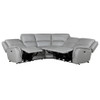 Alexandria - Leather Power Sectional