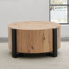 Darcie - Faux Wood Round Table