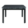 Francesca - Square 5 Piece Counter Height Dining Set, Table & Four PU Chairs - Gray / Marble