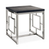 Ezra - 24" End Table - Chrome