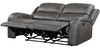 HELIOS Dark Gray Reclining Sofa & Loveseat
