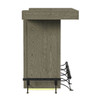 Jemma - Bar Table With Light - Gray And Dark Espresso