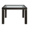 Elodie - Counter Table With Glass - Charcoal