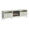 Westland - 4 Piece Entertainment Unit With 82" TV Console - Almond