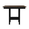 Brooks - 5 Piece Counter Set With Table And 4 Upholstered Seat & Wood Back Chairs - Medium Brown & Black