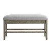 Grayson - Counter Bench - Gray / Light Brown