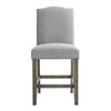 Grayson - Counter Chair - Gray / Light Brown