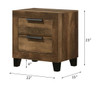 Morales - Nightstand - Rustic Oak