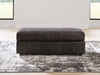Lentiz - Oversized Accent Ottoman - Onyx