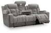 Mixed Motion - Power Reclining Sofa With Adjustable Headrest