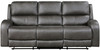 HELIOS Dark Gray 85" Wide x 40" Height Reclining Sofa
