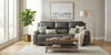 HELIOS Dark Gray 85" Wide x 40" Height Reclining Sofa