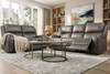 HELIOS Dark Gray 38" Wide x 40" Height Rocker Recliner