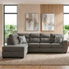 HARRISON Gray 117" x 88" Sectional