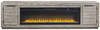 Naydell - 92" TV Stand With Wide Fireplace Insert - Gray