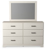 Stelsie - Dresser, Mirror - White