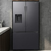 MEIZA S26 Matte Black Steel 31 cu. ft. Large Capacity French Door Refrigerator
