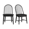 Heritage & Home - Windsor Side Chair (Set of 2) - Black