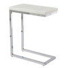 Echo - Marble Top Chairside Table - White