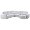 Snyder - 6 Piece Sectional - White