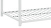 CHLOE White 78" x 42" Twin Metal Platform Low Bunkbed