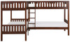 WILBUR Four Bed Corner Twin Bunk Bed with Storage