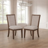 Augusta - Upholstered Side Chair (Set of 2) - Rustic Brown