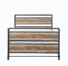 Brantley - Full Bed - Antique Oak & Sandy Gray