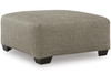 KAXIM Light Brown 40" x 40" Ottoman